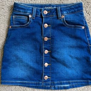 Cat & Jack girls jean skirt size 7/8